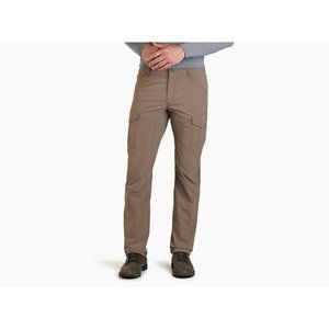 Kuhl Born In The Mountains Mens Brown Comfort Flat Front Cargo Pants Size 34X32